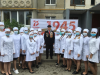 Парад во дворе ветерана